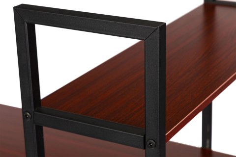 Biurko komputerowe drewniane regał z półkami loft Biurko komputerowe drewniane regał z półkami loft