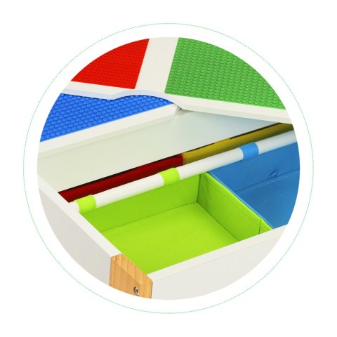 Drewniane meble dla dzieci zestaw stół +2 krzesła ECOTOYS Drewniane meble dla dzieci zestaw stół +2 krzesła ECOTOYS