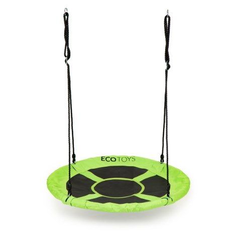 Huśtawka ogrodowa bocianie gniazdo 100cm ECOTOYS zielona Huśtawka ogrodowa bocianie gniazdo 100cm ECOTOYS zielona