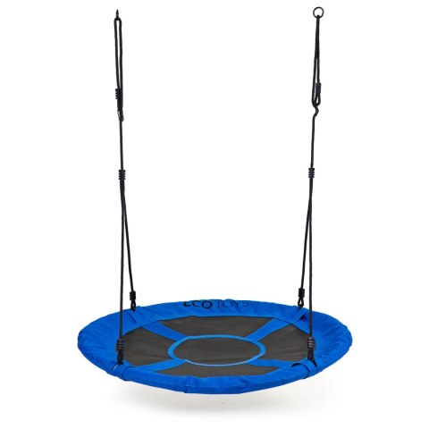 Huśtawka ogrodowa bocianie gniazdo 100cm niebieska ECOTOYS Huśtawka ogrodowa bocianie gniazdo 100cm niebieska ECOTOYS