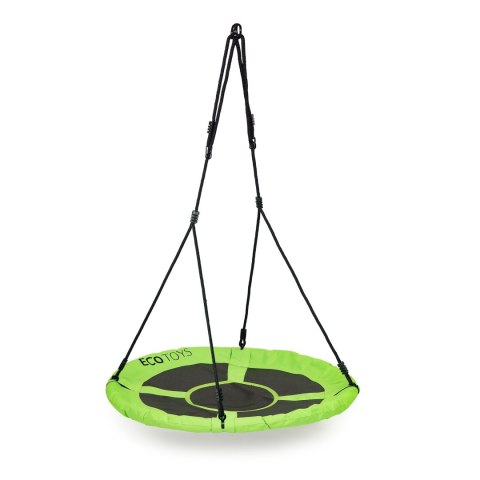 Huśtawka ogrodowa bocianie gniazdo 100cm zielona ECOTOYS Huśtawka ogrodowa bocianie gniazdo 100cm zielona ECOTOYS