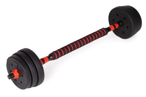 Hantle regulowane 2 x 20 kg sztanga zestaw 40 kg gryf Hantle regulowane 2 x 20 kg sztanga zestaw 40 kg gryf