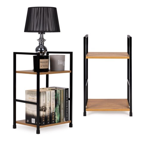 Regał drewniany nowoczesny szafka nocna 2 półki LOFT Regał drewniany nowoczesny szafka nocna 2 półki LOFT