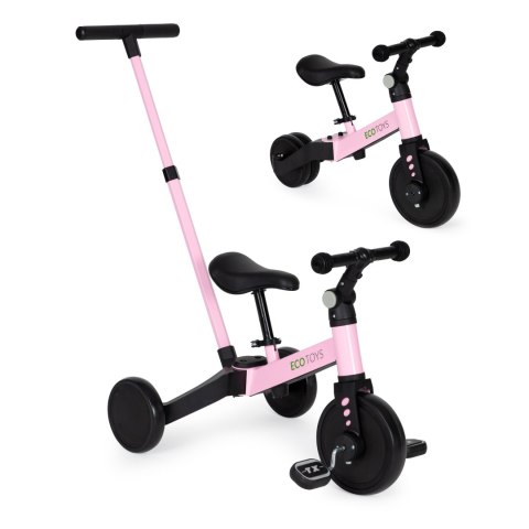 Rower trójkołowy biegowy 2w1 rączka do prowadzenia ECOTOYS Rower trójkołowy biegowy 2w1 rączka do prowadzenia ECOTOYS