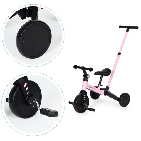 Rower trójkołowy biegowy 2w1 rączka do prowadzenia ECOTOYS Rower trójkołowy biegowy 2w1 rączka do prowadzenia ECOTOYS