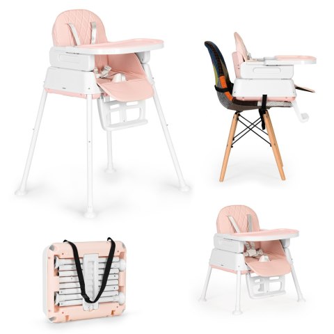 Krzesełko fotelik do karmienia dzieci 3w1 składany ECOTOYS Krzesełko fotelik do karmienia dzieci 3w1 składany ECOTOYS