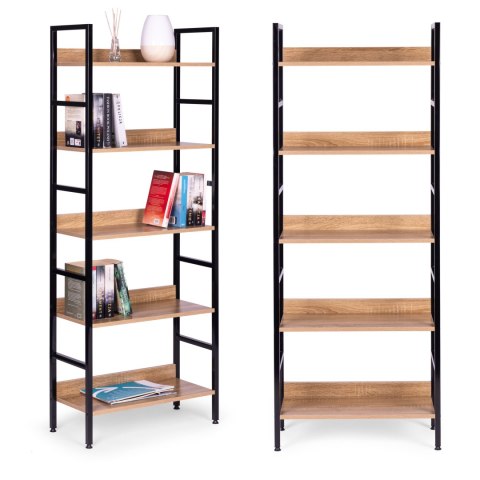 Reał loftowy wysoki 5 półek metal MDF ModernHome Reał loftowy wysoki 5 półek metal MDF ModernHome