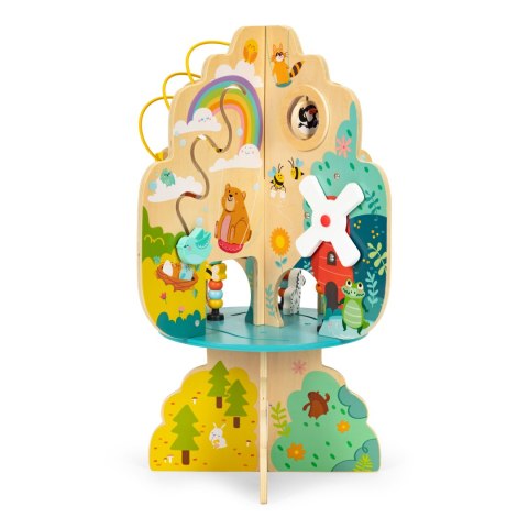 Zabawka edukacyjna dla dzieci drewniane drzewko wpierające rozwój +12m ECOTOYS Zabawka edukacyjna dla dzieci drewniane drzewko wpierające rozwój +12m ECOTOYS