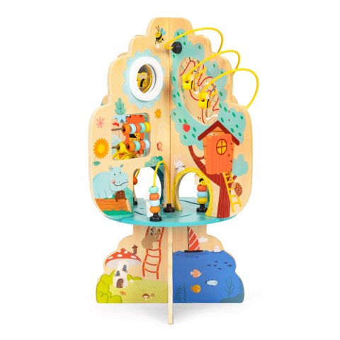 Zabawka edukacyjna dla dzieci drewniane drzewko wpierające rozwój +12m ECOTOYS Zabawka edukacyjna dla dzieci drewniane drzewko wpierające rozwój +12m ECOTOYS