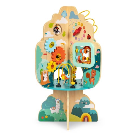 Zabawka edukacyjna dla dzieci drewniane drzewko wpierające rozwój +12m ECOTOYS Zabawka edukacyjna dla dzieci drewniane drzewko wpierające rozwój +12m ECOTOYS