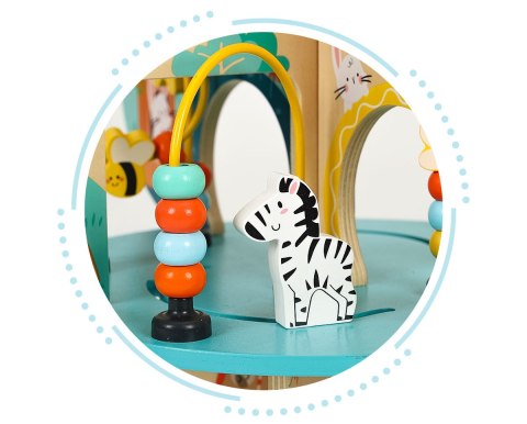Zabawka edukacyjna dla dzieci drewniane drzewko wpierające rozwój +12m ECOTOYS Zabawka edukacyjna dla dzieci drewniane drzewko wpierające rozwój +12m ECOTOYS