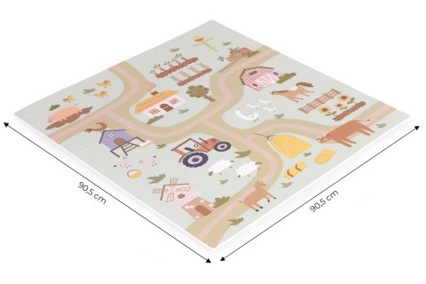 Duża mata piankowa EVA dla dzieci Farma 90,5x90,5 cm 21 el. ECOTOYS Duża mata piankowa EVA dla dzieci Farma 90,5x90,5 cm 21 el. ECOTOYS