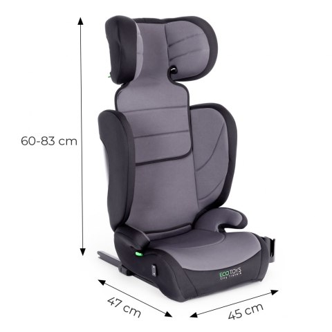 Fotelik samochodowy ISOFIX dla dzieci od 100 cm miejsce na napoje ECOTOYS Fotelik samochodowy ISOFIX dla dzieci od 100 cm miejsce na napoje ECOTOYS