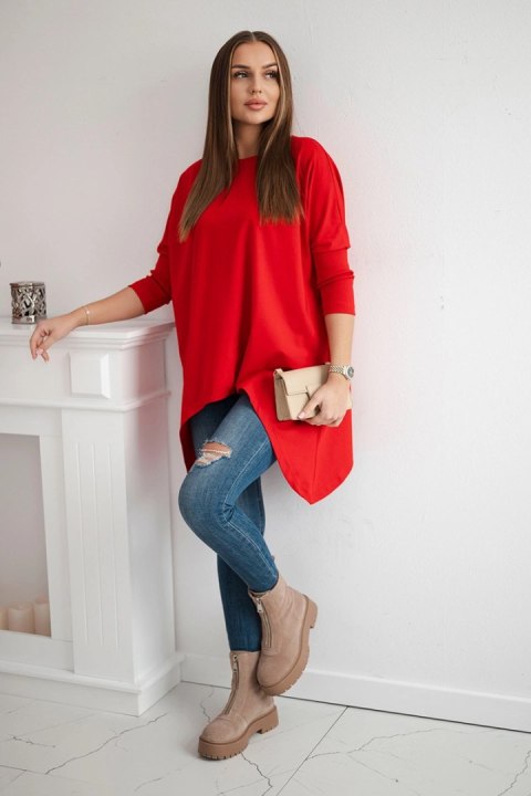 Bluzka oversize czerwona Bluzka oversize czerwona