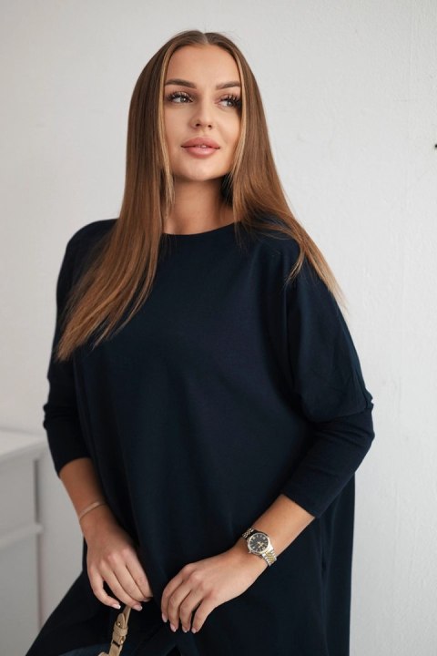 Bluzka oversize granatowa Bluzka oversize granatowa