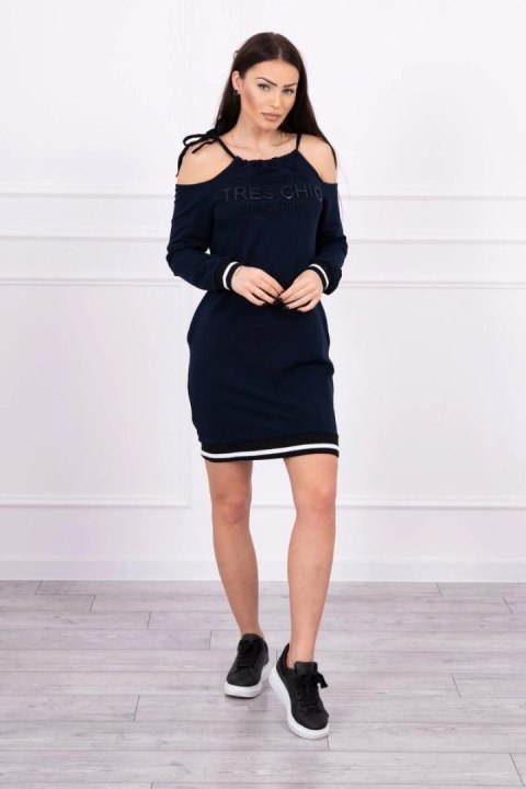 Sukienka Tres Chic granatowa Sukienka Tres Chic granatowa