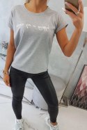 Bluzka Shopping is my cardio szara