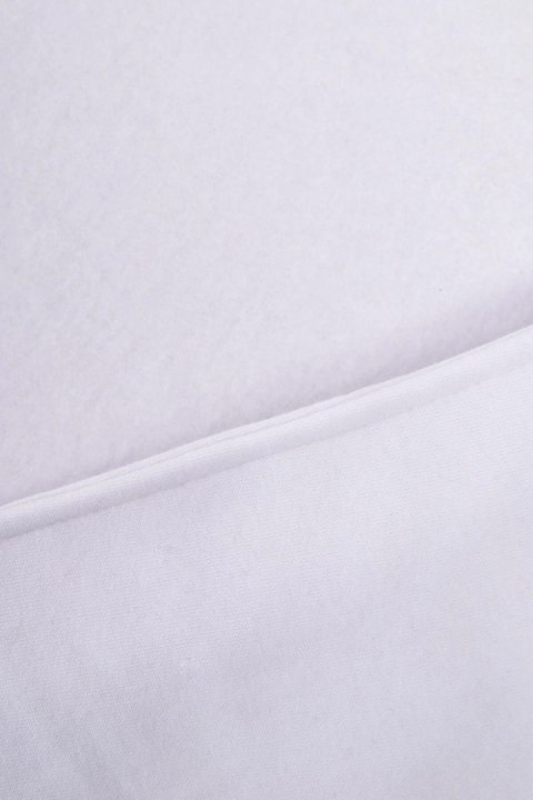Bluza z krótkim suwakiem biała Bluza z krótkim suwakiem biała