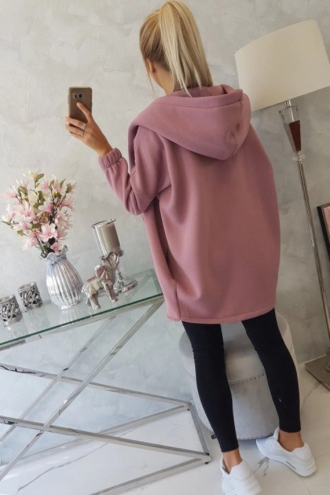 Bluza z krótkim suwakiem ciemny róż Bluza z krótkim suwakiem ciemny róż