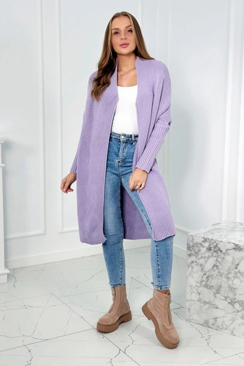 Sweter z rękawami typu nietoperz fioletowy Sweter z rękawami typu nietoperz fioletowy