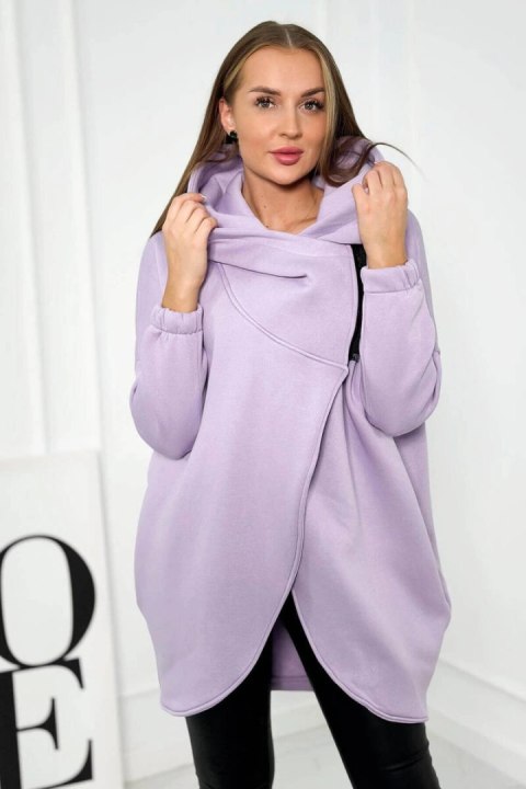 Bluza z krótkim suwakiem fioletowa Bluza z krótkim suwakiem fioletowa