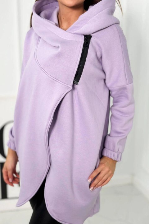 Bluza z krótkim suwakiem fioletowa Bluza z krótkim suwakiem fioletowa