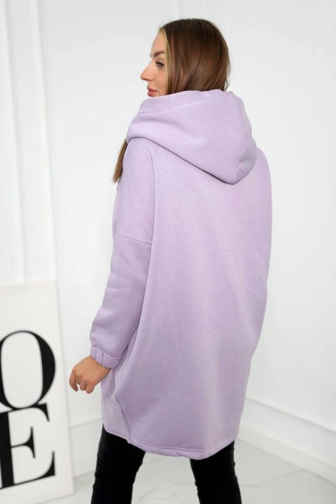 Bluza z krótkim suwakiem fioletowa Bluza z krótkim suwakiem fioletowa