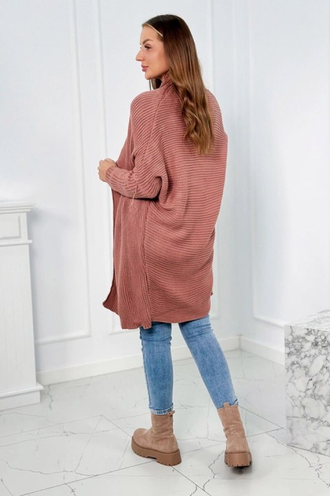 Sweter z rękawami typu nietoperz ciemny różowy Sweter z rękawami typu nietoperz ciemny różowy