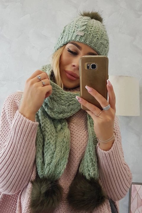 Komplet damski K199 jasny khaki Komplet damski K199 jasny khaki