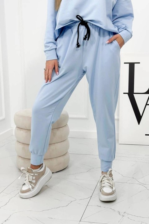 Komplet 2-częściowy bluza + spodnie błękitny Komplet 2-częściowy bluza + spodnie błękitny
