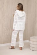 Komplet ażurowy Rayon biały