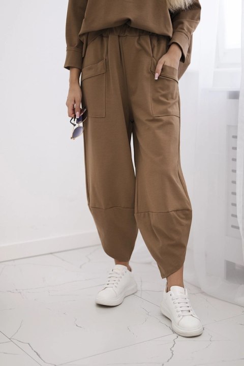 Komplet Punto Milano Winter bluza + spodnie camelowy Komplet Punto Milano Winter bluza + spodnie camelowy