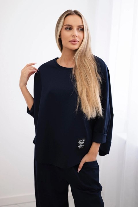 Komplet Punto Milano Winter bluza + spodnie granatowy Komplet Punto Milano Winter bluza + spodnie granatowy