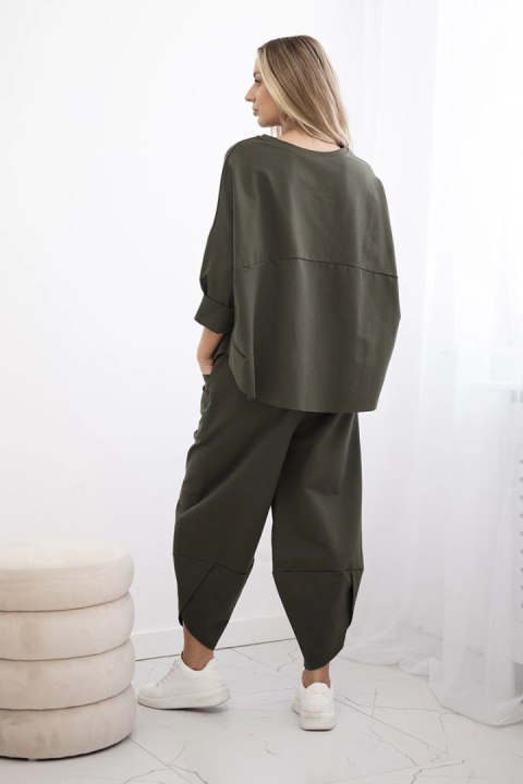 Komplet Punto Milano Winter bluza + spodnie khaki Komplet Punto Milano Winter bluza + spodnie khaki