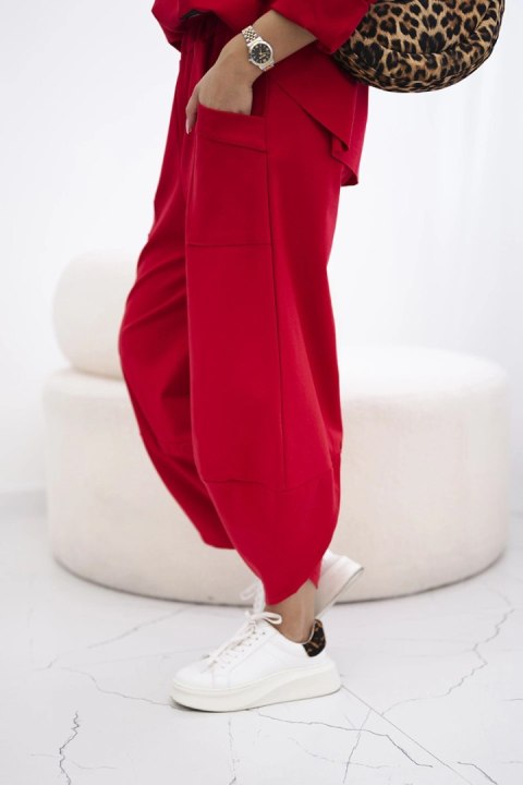 Komplet Punto Milano Winter bluza + spodnie czerwony Komplet Punto Milano Winter bluza + spodnie czerwony