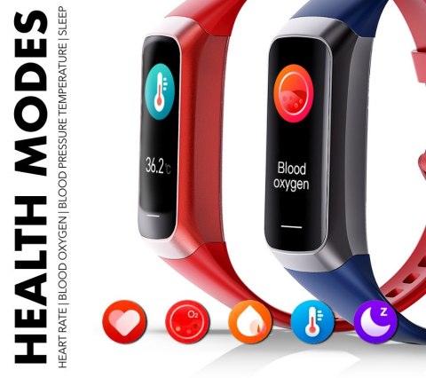 SMARTBAND DAMSKI Rubicon RNCF05 - TERMOMETR, PULSOKSYMETR (sr044a) SMARTBAND DAMSKI Rubicon RNCF05 - TERMOMETR, PULSOKSYMETR (sr044a)