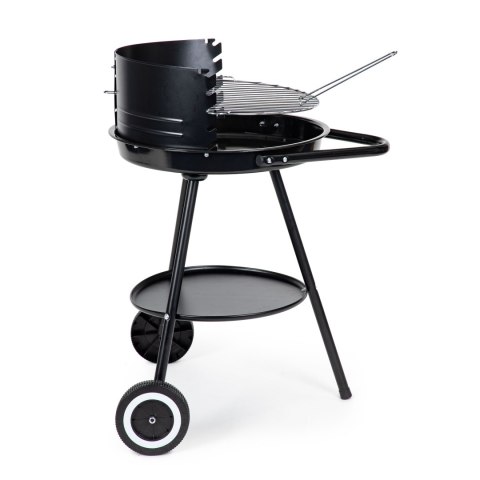 Grill ogrodowy okrągły ruszt z regulacją wysokości rusztu Grill ogrodowy okrągły ruszt z regulacją wysokości rusztu