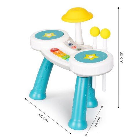 Perkusja pianino dla dzieci organki zabawka 2w1 Perkusja pianino dla dzieci organki zabawka 2w1