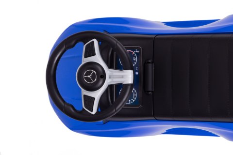 Jeździk autko Mercedes C CLASS interaktywna kierownica dźwięki niebieski Jeździk autko Mercedes C CLASS interaktywna kierownica dźwięki niebieski
