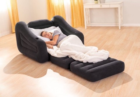 Pompowany fotel materac leżanka łóżko 2w1 INTEX 66551 Pompowany fotel materac leżanka łóżko 2w1 INTEX 66551