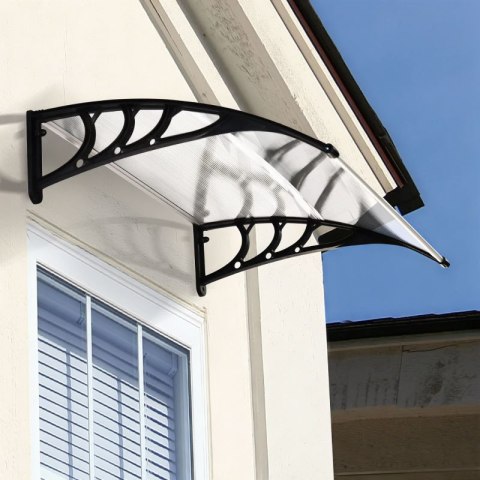 Daszek nad drzwi 150x100 cm zadaszenie osłona poliwęglan ModernHome Daszek nad drzwi 150x100 cm zadaszenie osłona poliwęglan ModernHome