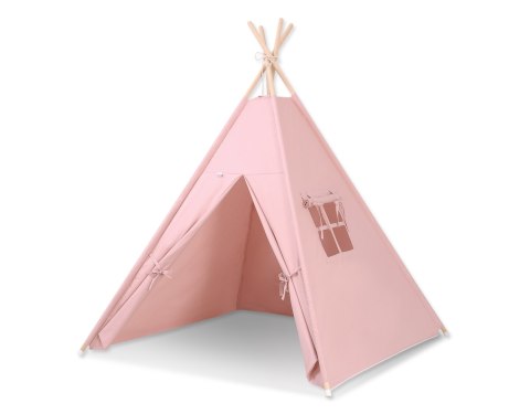 Namiot Tipi dla dzieci + zawieszki pióra - brudny róż Namiot Tipi dla dzieci + zawieszki pióra - brudny róż