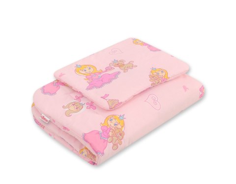 Komplet pościeli dla niemowląt z wypełnieniem 2-cz 75x100cm NEWBORN - księżniczki różowe Komplet pościeli dla niemowląt z wypełnieniem 2-cz 75x100cm NEWBORN - księżniczki różowe