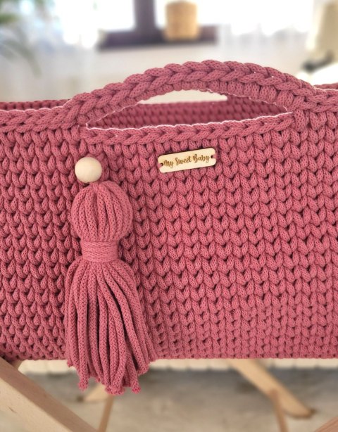 Kosz Mojżesza BOHO Handmade ze stojakiem - blossom Kosz Mojżesza BOHO Handmade ze stojakiem - blossom