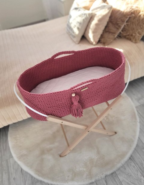 Kosz Mojżesza BOHO Handmade ze stojakiem - blossom Kosz Mojżesza BOHO Handmade ze stojakiem - blossom