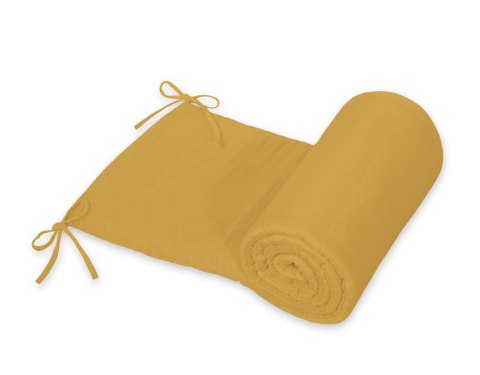 Ochraniacz uniwersalny MUŚLIN 180x30 cm - musztardowy Ochraniacz uniwersalny MUŚLIN 180x30 cm - musztardowy