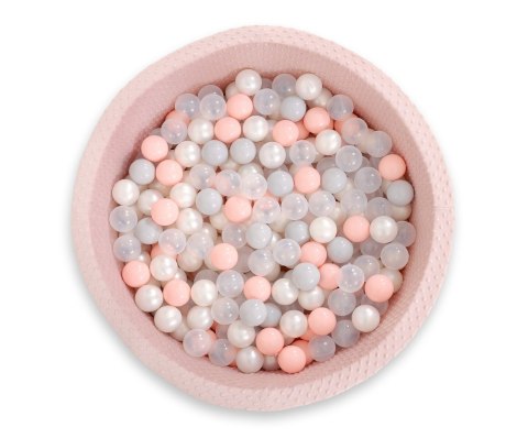 Suchy basen minky H-30 cm z piłkami 200szt.- brudny róż Suchy basen minky H-30 cm z piłkami 200szt.- brudny róż