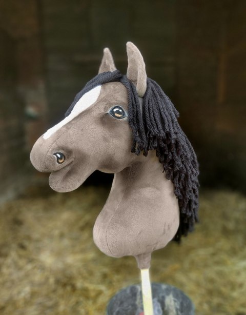 Hobby Horse Duży koń na kiju Premium - myszaty A3 Hobby Horse Duży koń na kiju Premium - myszaty A3