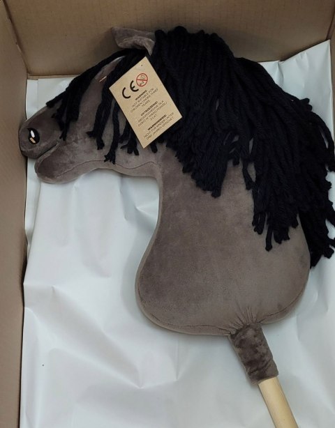 Hobby Horse Duży koń na kiju Premium - myszaty A3 Hobby Horse Duży koń na kiju Premium - myszaty A3