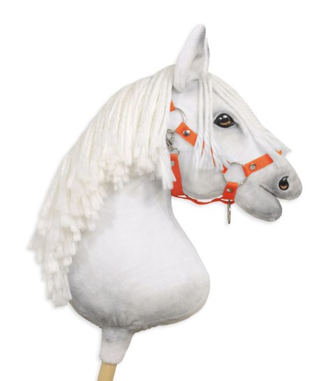 Kantar regulowany dla konia Hobby Horse A3 - pomarańczowy Kantar regulowany dla konia Hobby Horse A3 - pomarańczowy